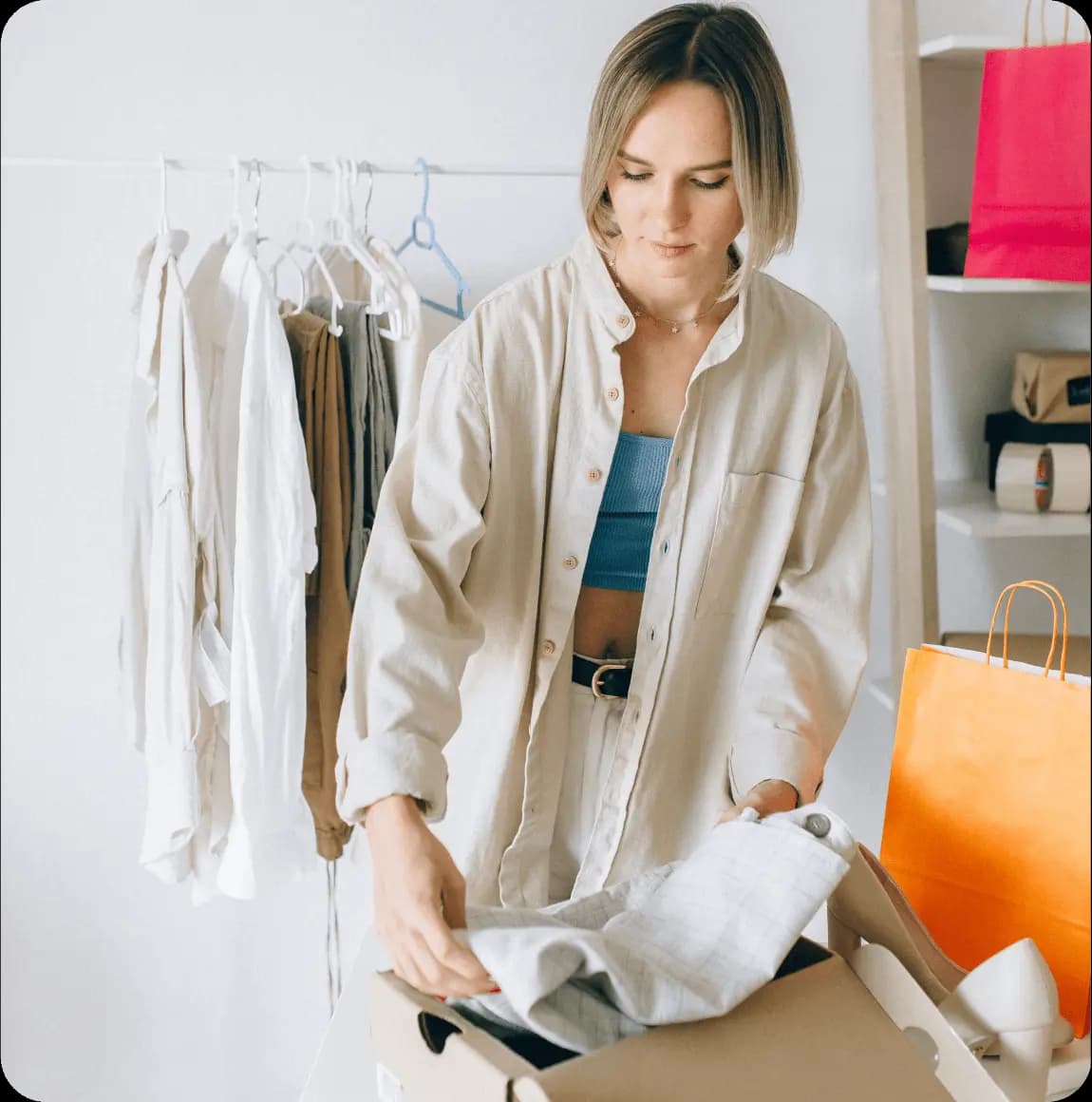 Boxful stock photo
